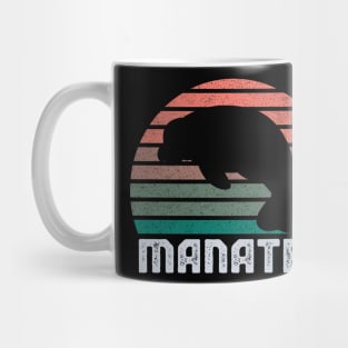 Vintage Retro Manatee Mug